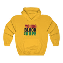 Load image into Gallery viewer, Young Black and Dope Unisex Hooded Sweatshirt