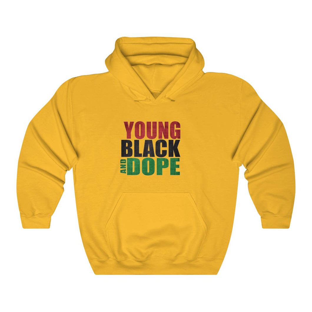 Young Black and Dope Unisex Hooded Sweatshirt
