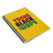 Load image into Gallery viewer, Young Black and Dope Spiral Notebook - Ruled Line