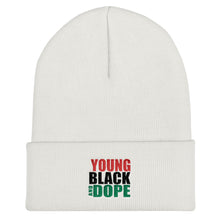 Load image into Gallery viewer, Young Black and Dope Cuffed Beanie Winter Wonderland Pre-Order