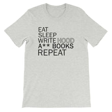 Load image into Gallery viewer, Eat Sleep Write Hood A** Books Unisex T-Shirt