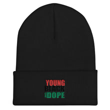 Load image into Gallery viewer, Young Black and Dope Cuffed Beanie Winter Wonderland Pre-Order