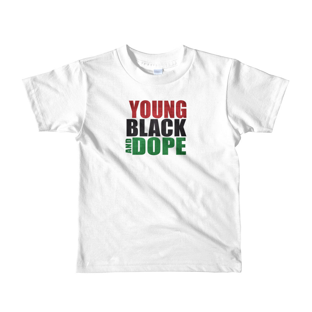 Young Black and Dope Short sleeve kids t-shirt